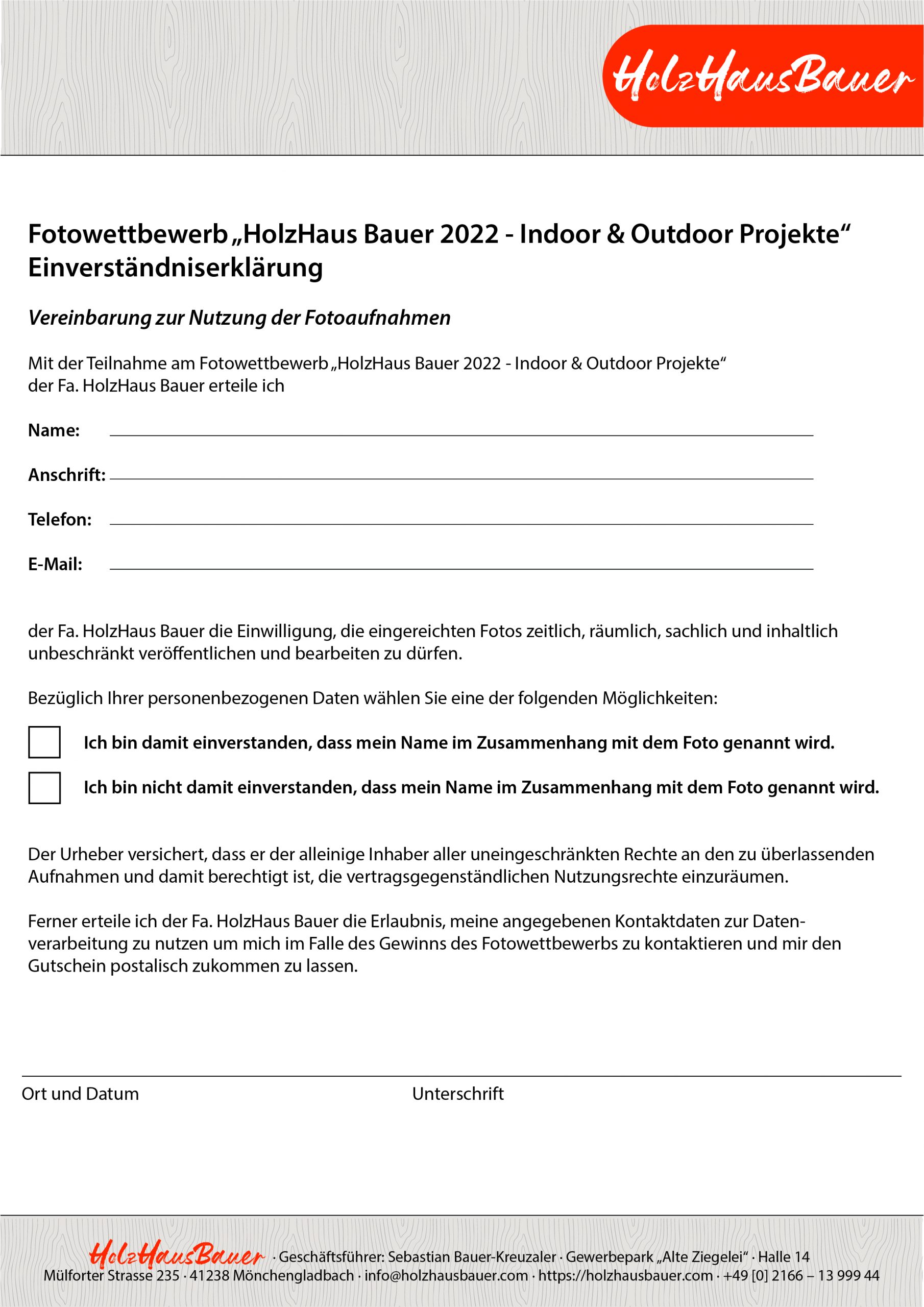 Teilnahmebedingungen Fotowettbewerb 2022